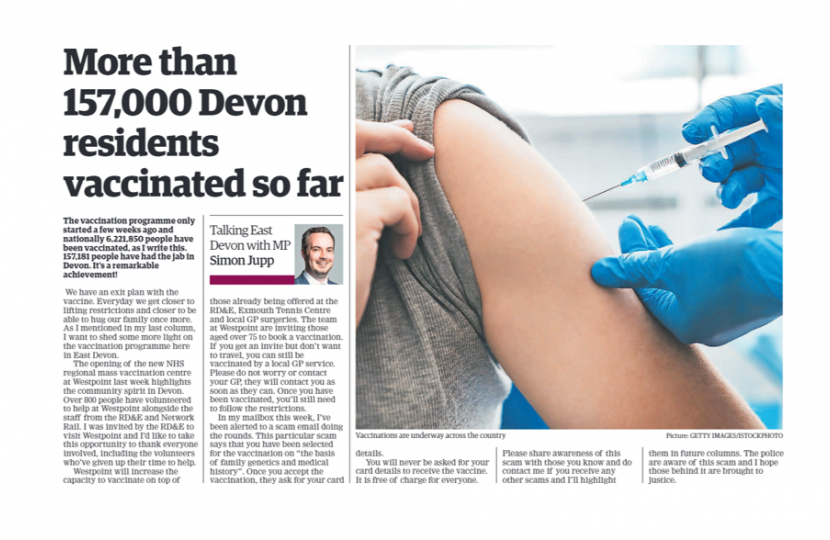 Vaccine Devon
