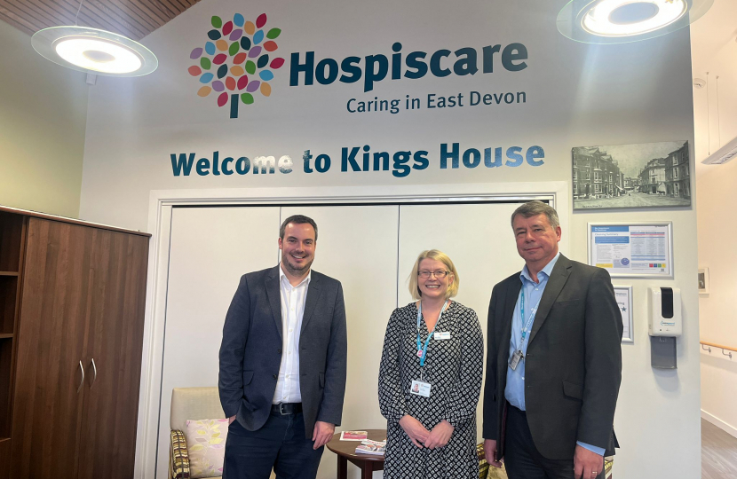 Simon Jupp MP with Ann Rhys, Clinical Director, and Andrew Randall, CEO.jpeg