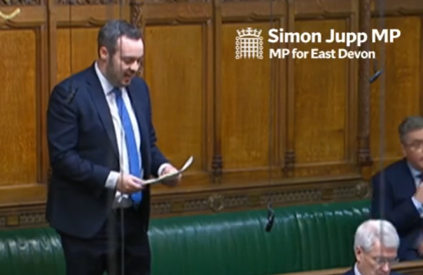 Simon in Parliament